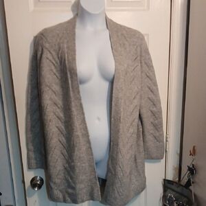 Gray Pointenelle Duster Cardigan. Sz. XL
